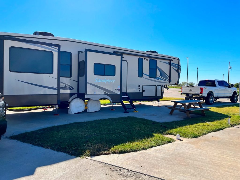 large pull thru rv spaces the rv resort